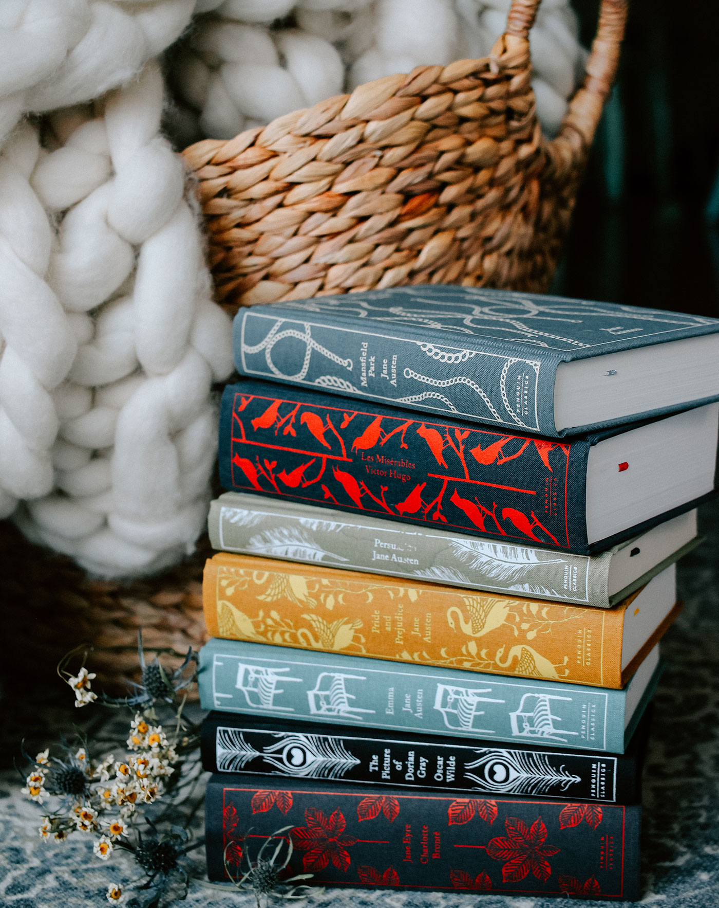 stack of books
